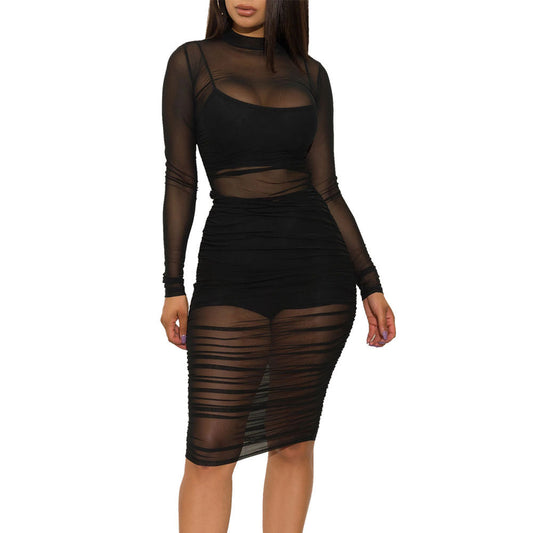 mesh dress