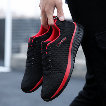 Mesh fly woven casual lovers shoes