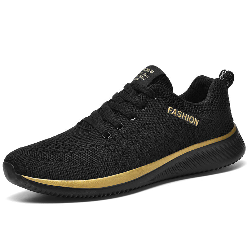 Mesh fly woven casual lovers shoes