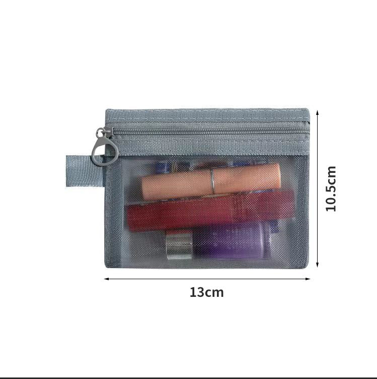 Mesh makeup bag