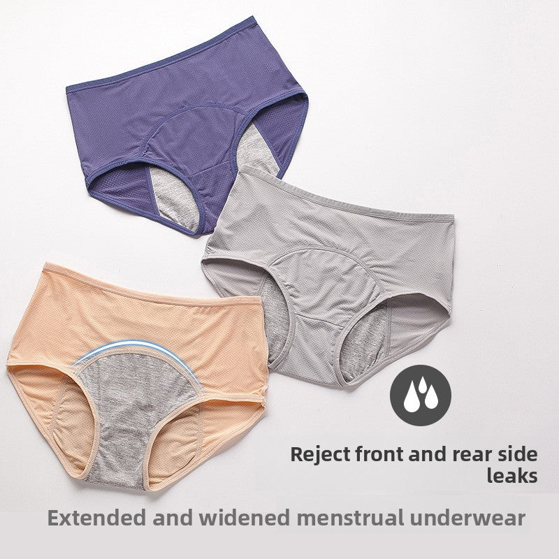 Mesh Menstrual Leak Proof Underwear High Waist
