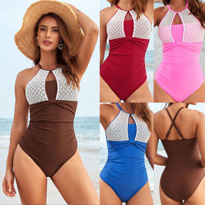 Mesh One-Piece Swimsuit