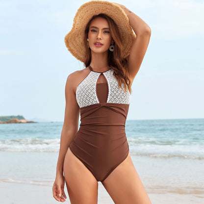 Mesh One-Piece Swimsuit