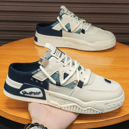Mesh panel shoes