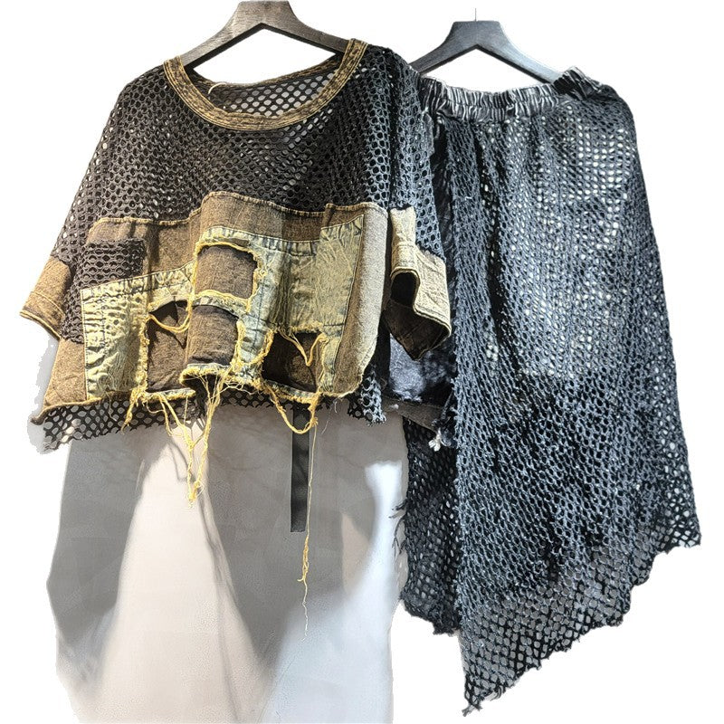 Mesh patching two-piece set