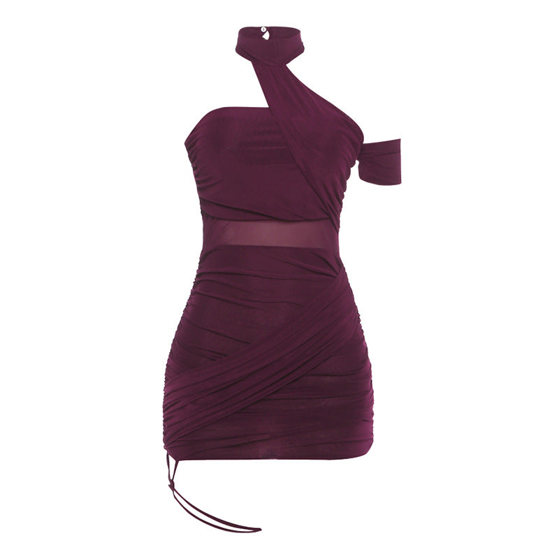 Mesh Patchwork Bodycon Dress