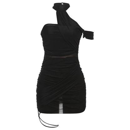 Mesh Patchwork Bodycon Dress