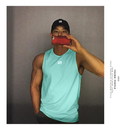 Mesh sleeveless vest