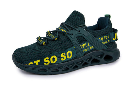 Mesh sports shoes