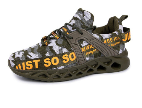 Mesh sports shoes