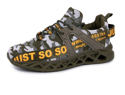 Mesh sports shoes