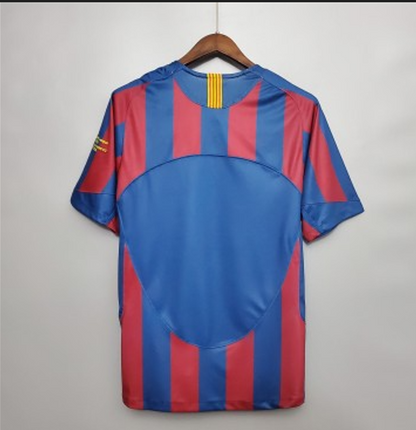Messi Jersey Barcelona Retro Football Shirt Ronaldinho Puyol
