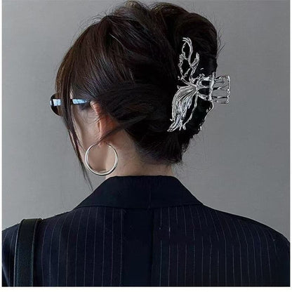Metal Alloy Pearl Hair Claw Clip