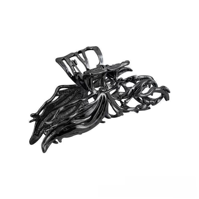 Metal Alloy Pearl Hair Claw Clip