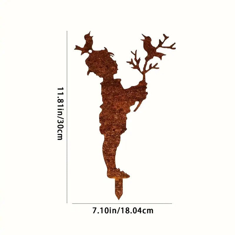Metal Animal Garden Decoration Stake