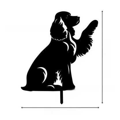 Metal Animal Garden Stake Silhouette Decor