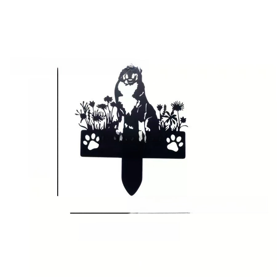 Metal Animal Garden Stake Silhouette Decor