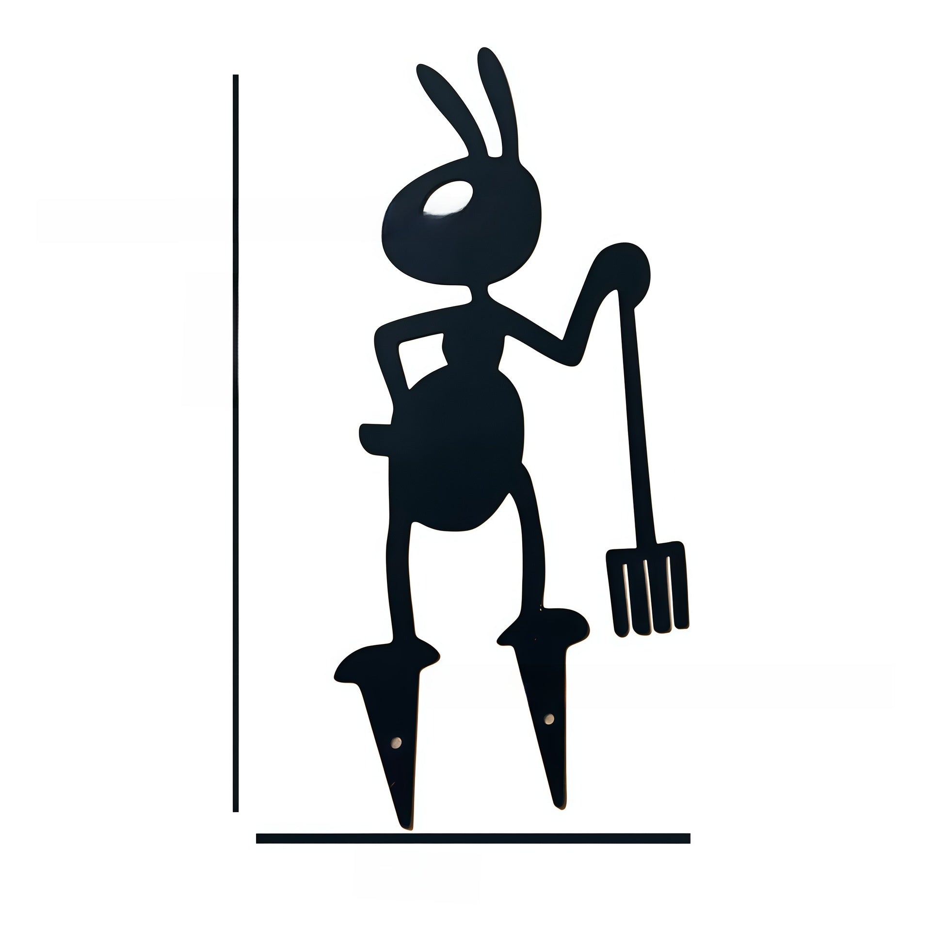 Metal Animal Garden Stake Silhouette Decor