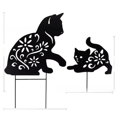 Metal Animal Garden Stake Silhouette Decor