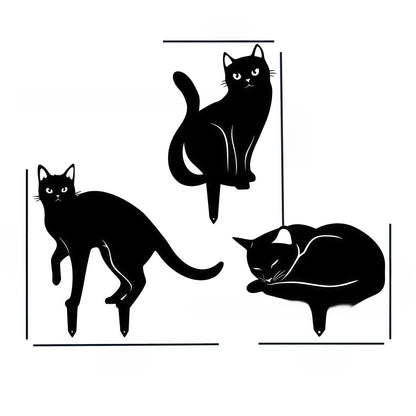 Metal Animal Garden Stake Silhouette Decor