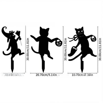 Metal Animal Garden Stake Silhouette Decor