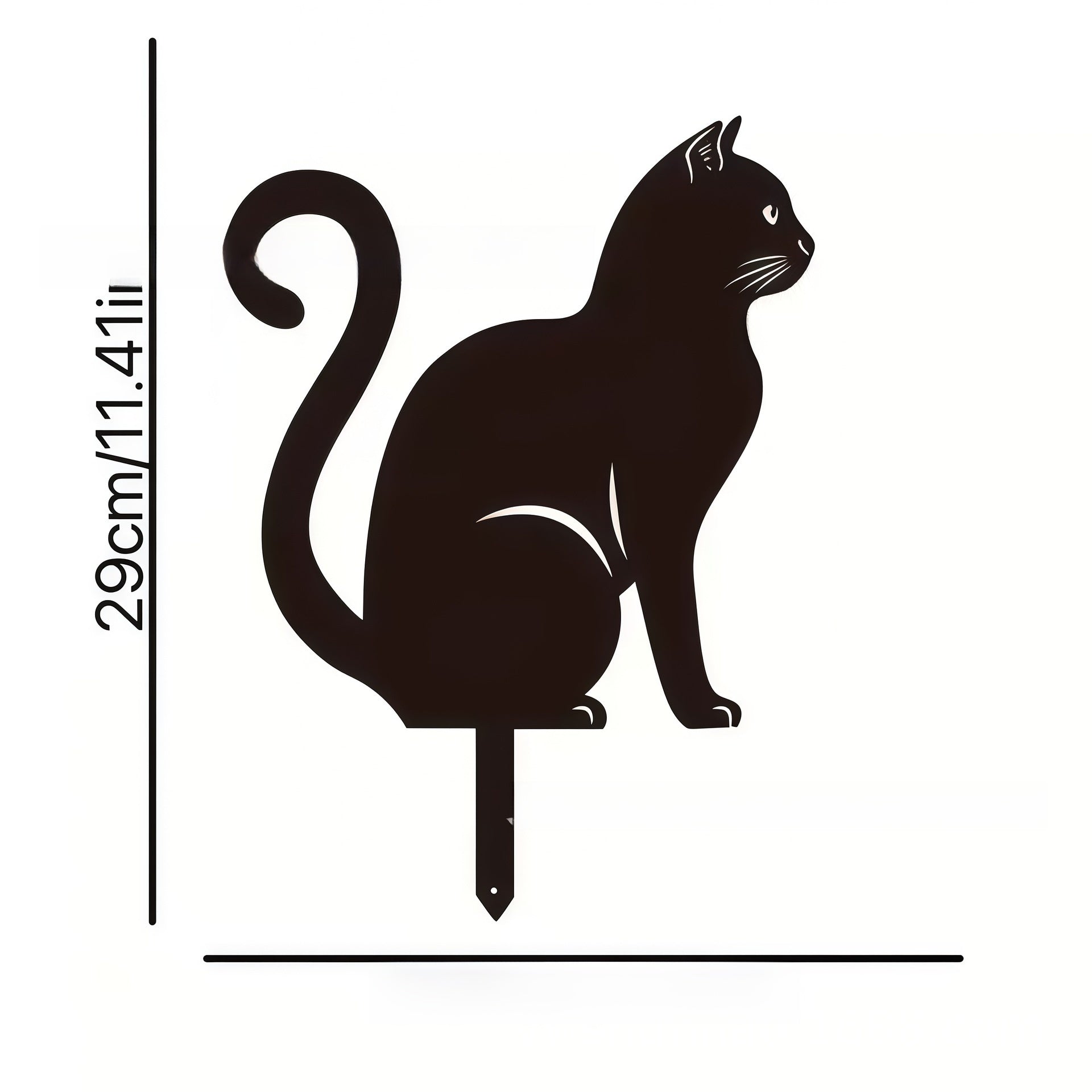 Metal Animal Garden Stake Silhouette Decor