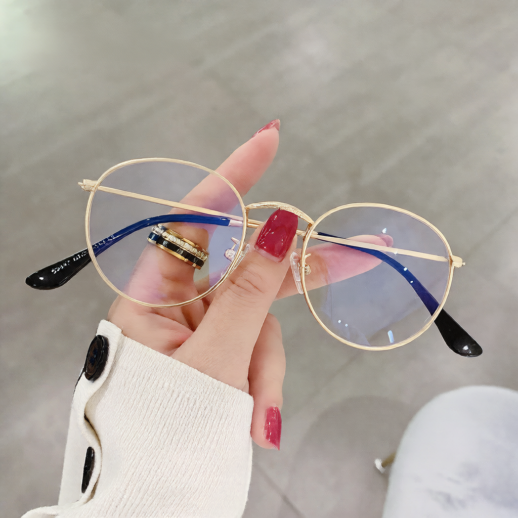 Metal Anti-Blue Light Glasses Frame