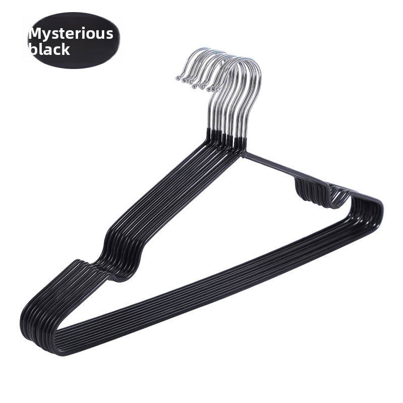 Metal anti-slip dipped plastic clothes drying rack