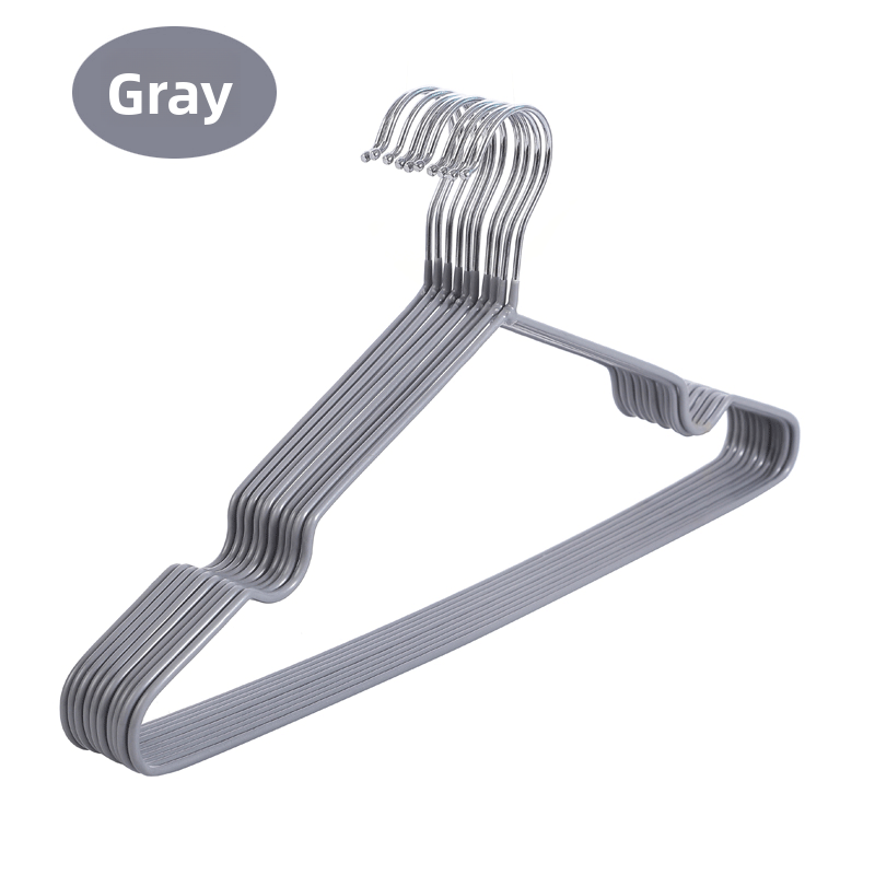 Metal anti-slip dipped plastic clothes drying rack