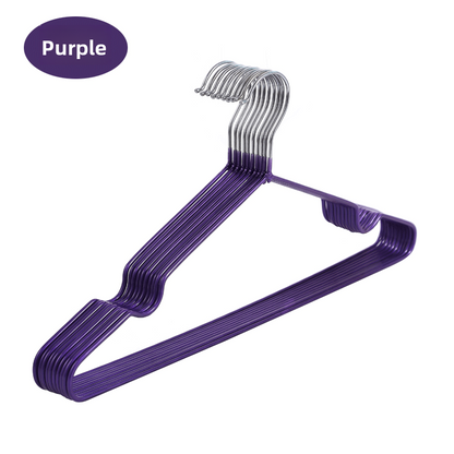 Metal anti-slip dipped plastic clothes drying rack