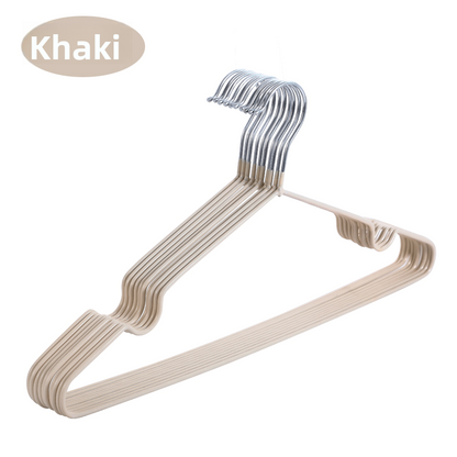 Metal anti-slip dipped plastic clothes drying rack