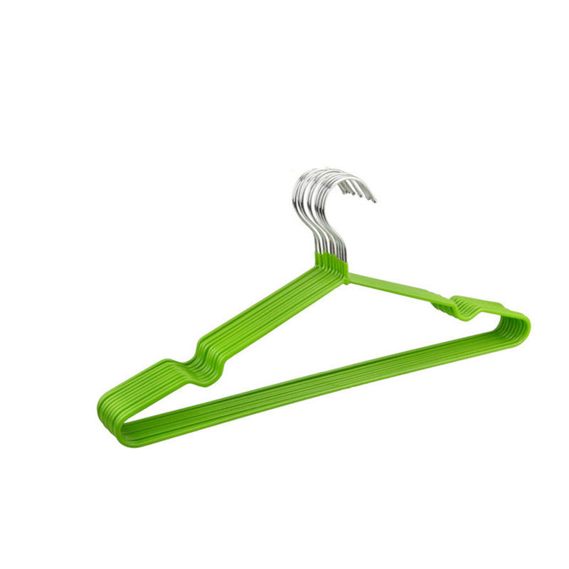 Metal anti-slip dipped plastic clothes drying rack