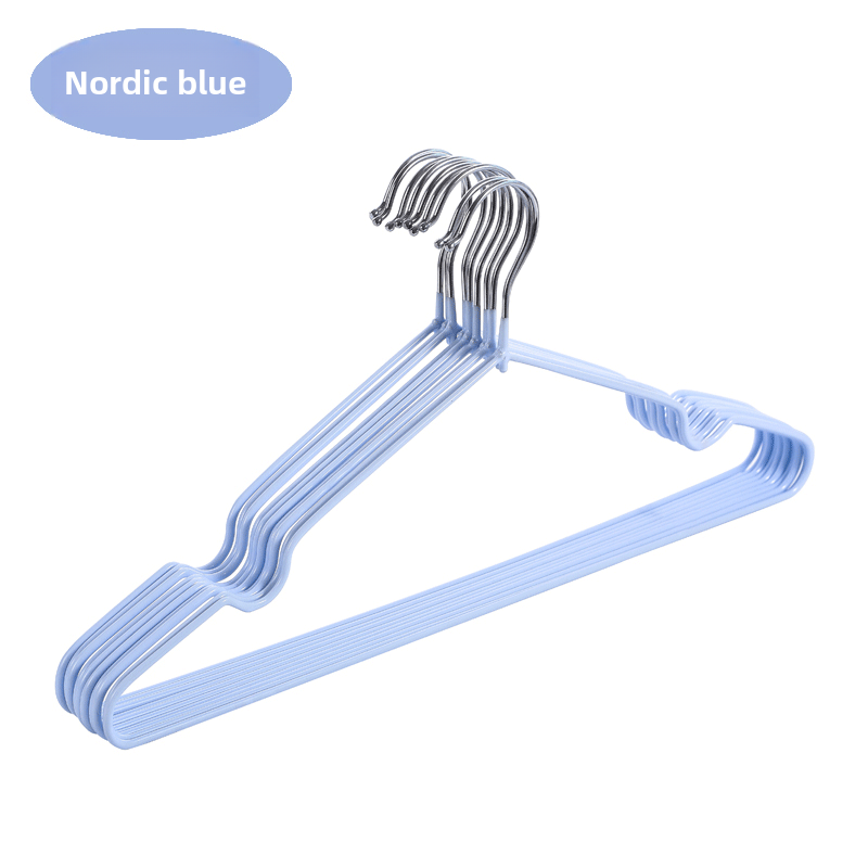 Metal anti-slip dipped plastic clothes drying rack