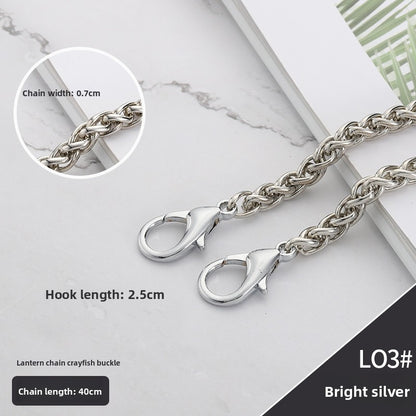 Metal Bag Chain Strap for Luggage and Bags