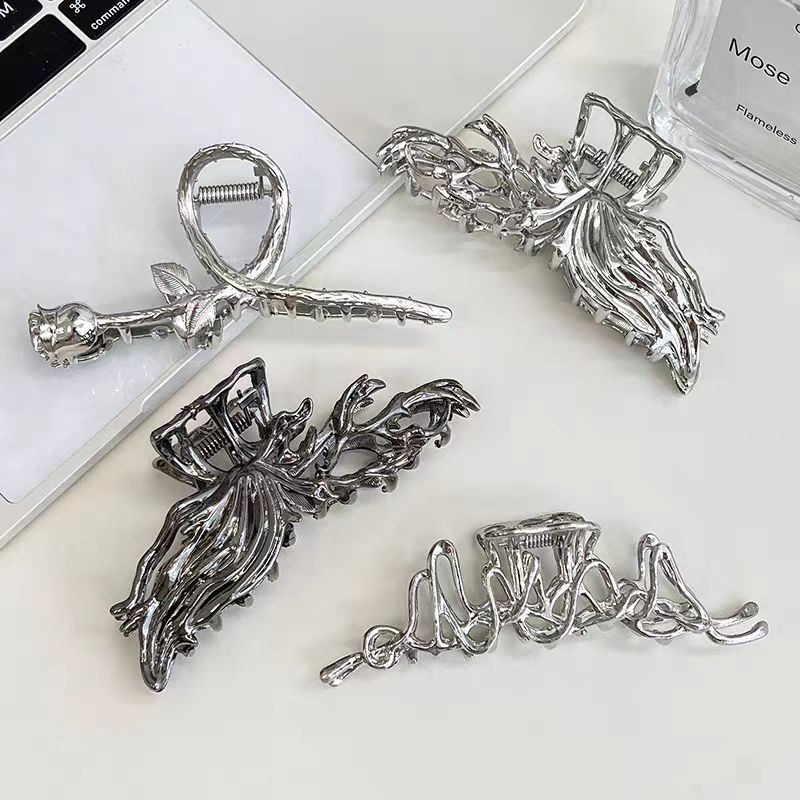 Metal Butterfly Hair Clips
