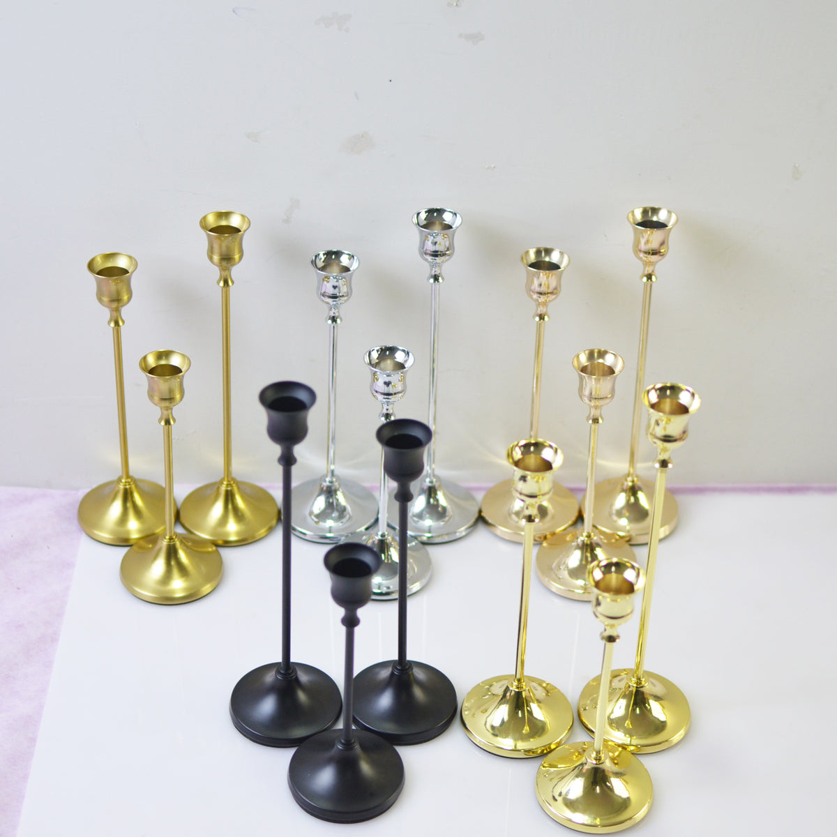 metal candlestick