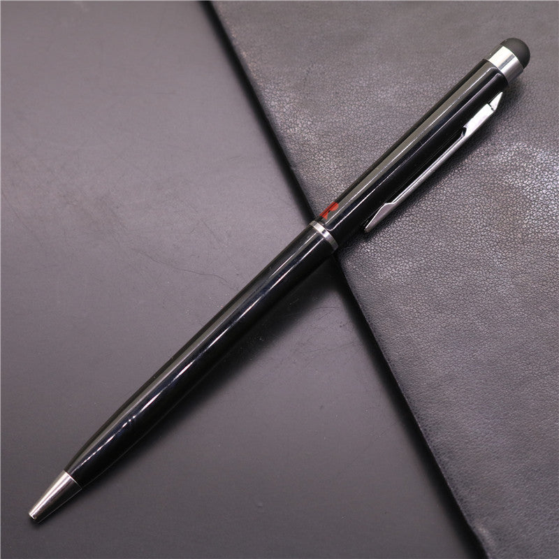 Metal Capacitive Stylus Pen with Ballpoint and Toothpick