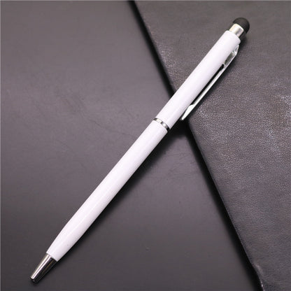 Metal Capacitive Stylus Pen with Ballpoint and Toothpick