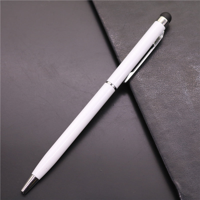 Metal Capacitive Stylus Pen with Ballpoint and Toothpick