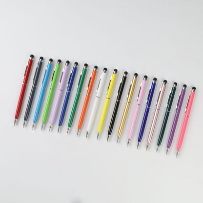 Metal Capacitive Stylus Pen with Ballpoint and Toothpick