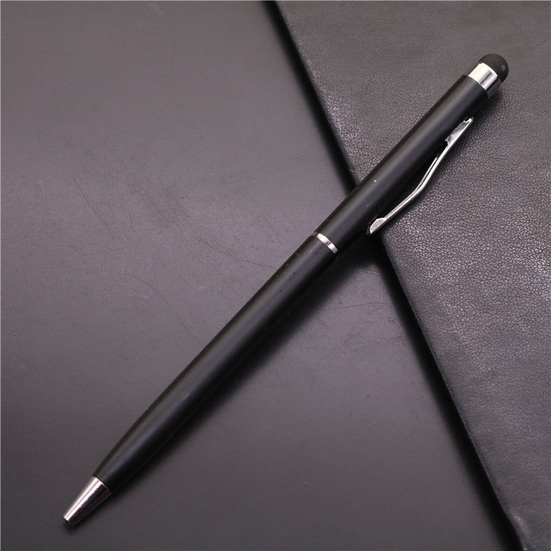 Metal Capacitive Stylus Pen with Ballpoint and Toothpick