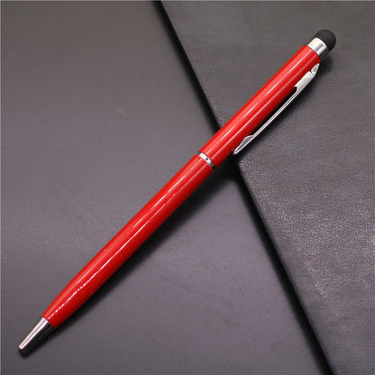 Metal Capacitive Stylus Pen with Ballpoint and Toothpick