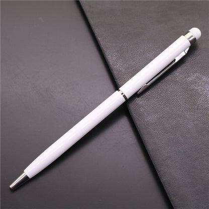 Metal Capacitive Stylus Pen with Ballpoint and Toothpick