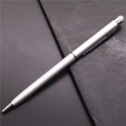 Metal Capacitive Stylus Pen with Ballpoint and Toothpick