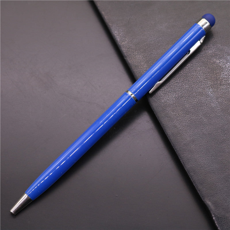 Metal Capacitive Stylus Pen with Ballpoint and Toothpick