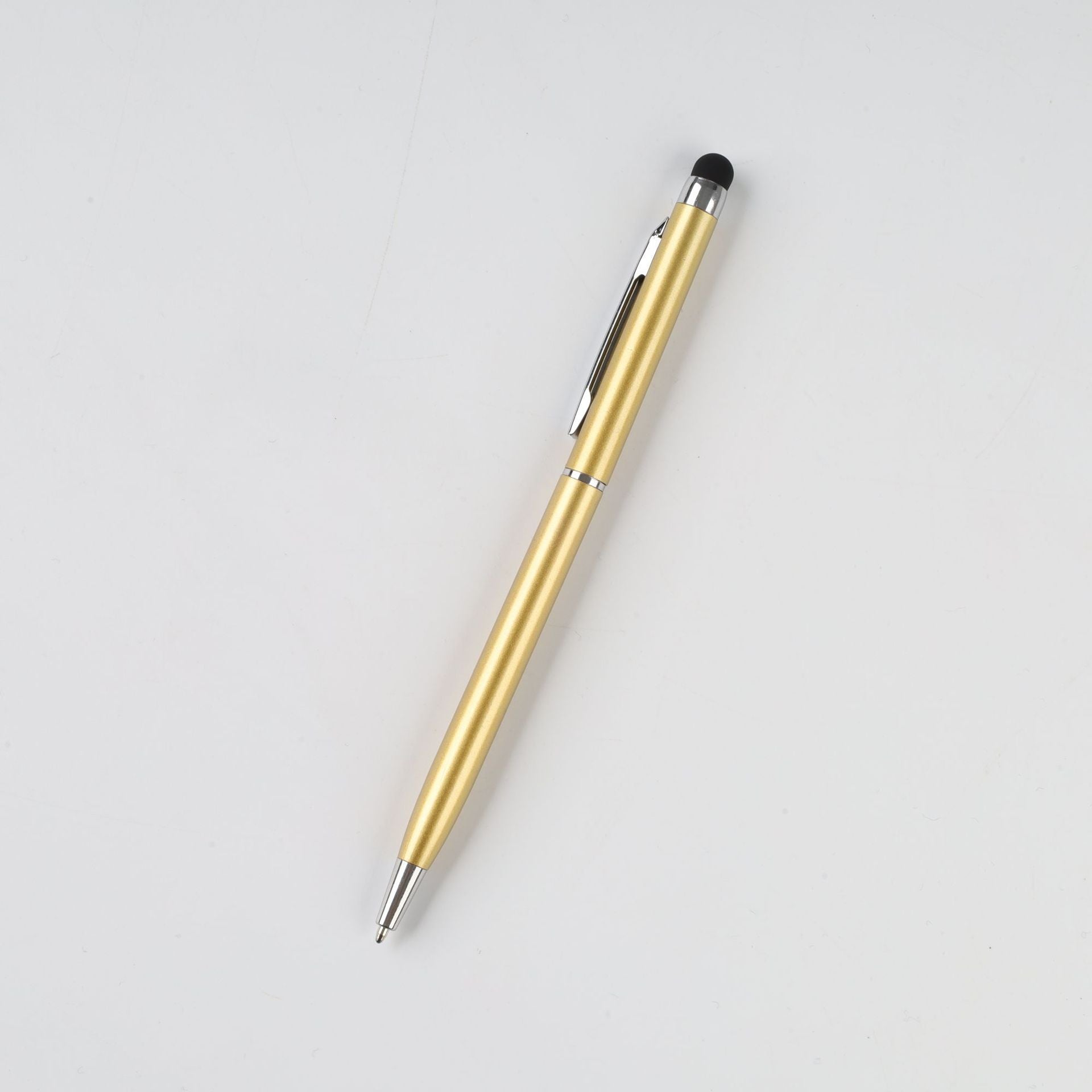 Metal Capacitive Stylus Pen with Ballpoint and Toothpick