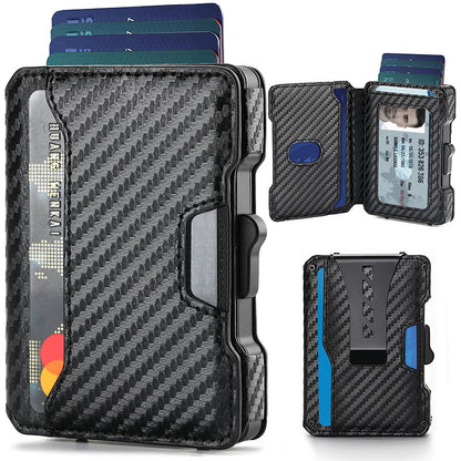 Metal cardholder wallet