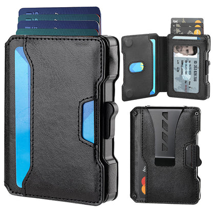 Metal cardholder wallet