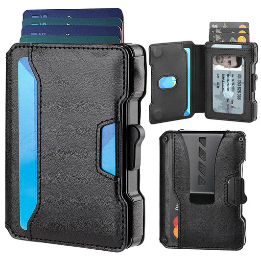 Metal cardholder wallet