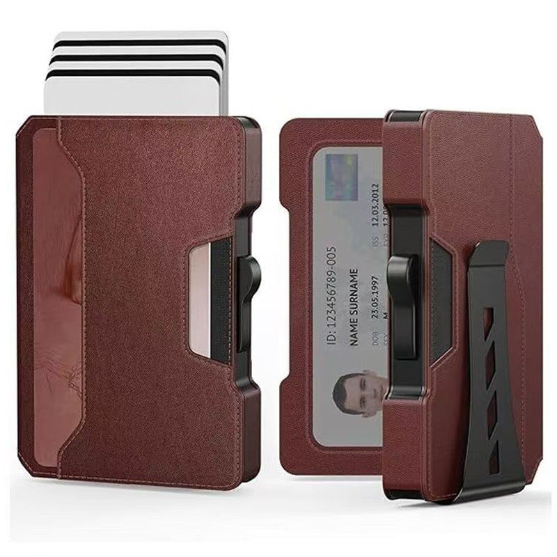 Metal cardholder wallet
